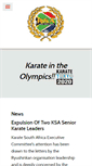 Mobile Screenshot of karate-sa.org